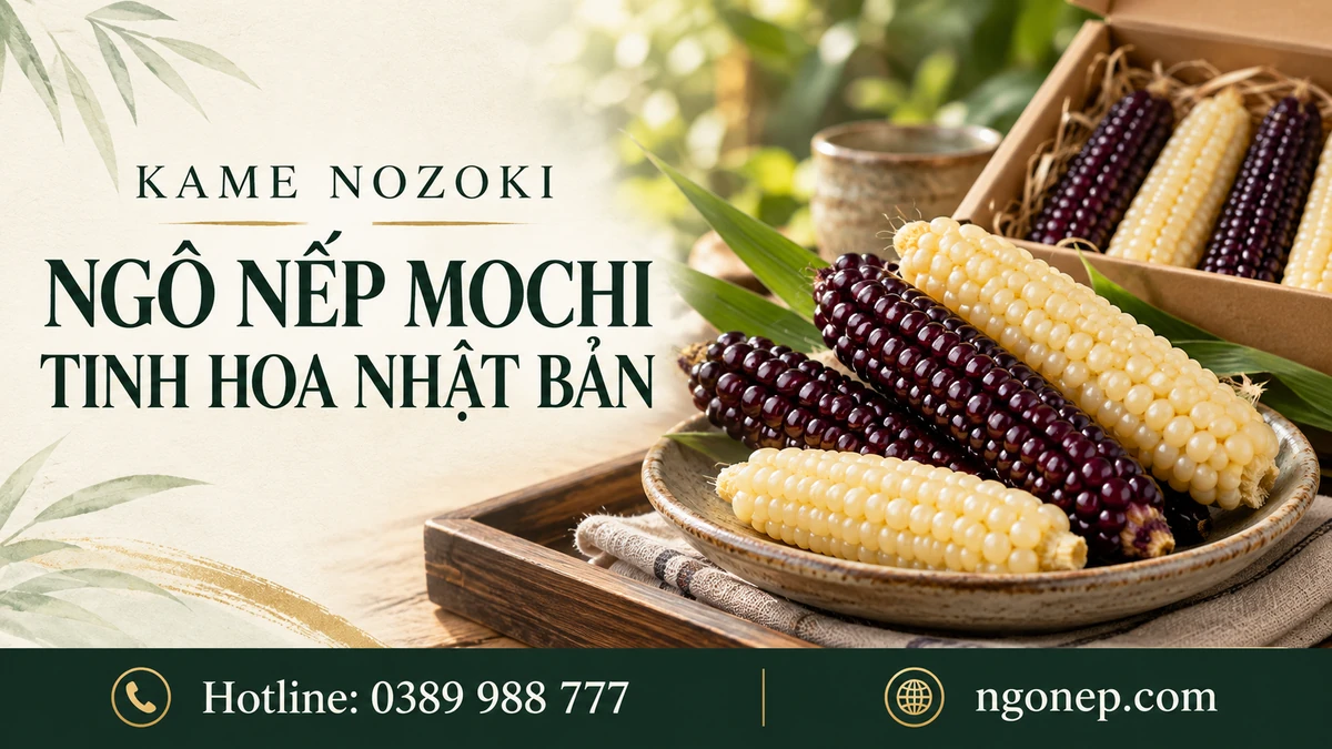 Ngô Nếp Kamenozoki Mochi: Tinh Hoa Nông Nghiệp Nhật Bản - Kamenozoki Mochi Corn