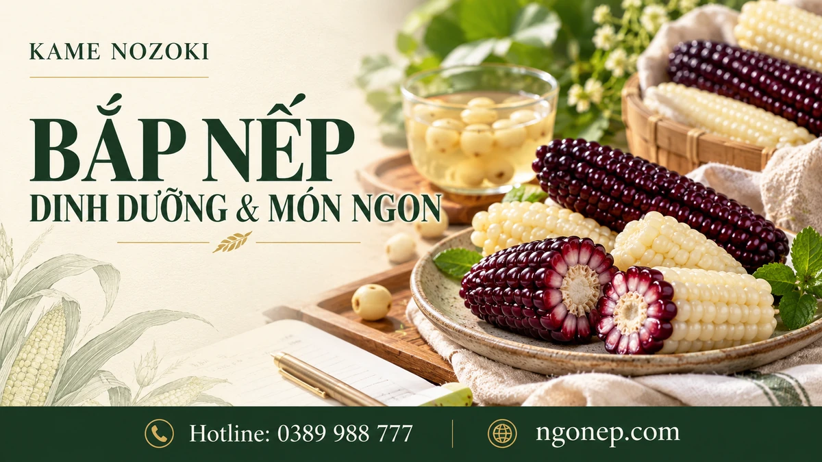 Bắp Nếp – Siêu Thực Phẩm Giàu Dinh Dưỡng: Lợi Ích Sức Khỏe Và Các Món Ngon Từ Bắp Nếp (Waxy Corn) (2026) - Kamenozoki Mochi Corn