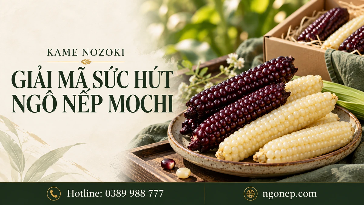 Bí Ẩn Nông Sản: Ngô Nếp Là Gì Và Tại Sao Siêu Phẩm Ngô Nếp Mochi Kamenozoki Lại Chinh Phục Giới Sành Ăn Toàn Cầu - Kamenozoki Mochi Corn