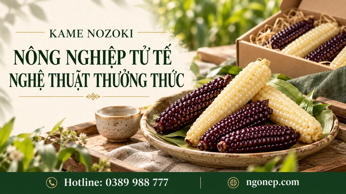 Kamenozoki: Bản tuyên ngôn của Nông nghiệp Tử tế và Nghệ thuật thưởng thức Ngô Mochi Nhật Bản (2026) - Kamenozoki Mochi Corn